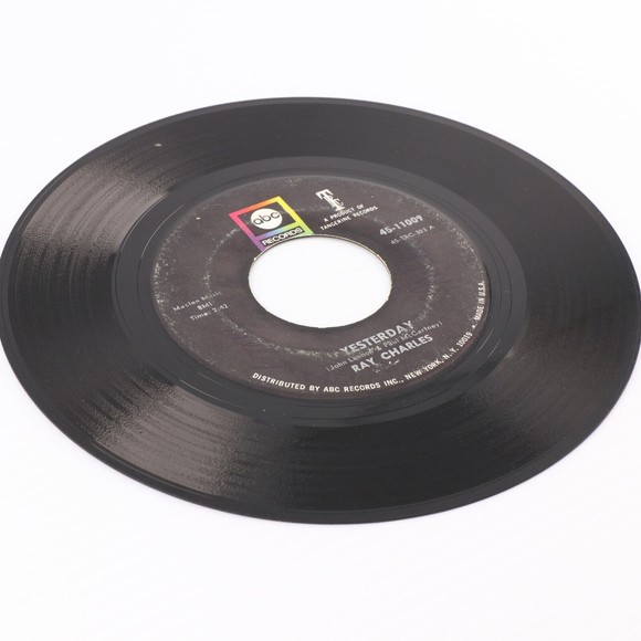 Ray Charles – Yesterday / Never Had Enough Of Nothing Yet 45 rpm Vinyl 7" Record - Picture 4 of 10